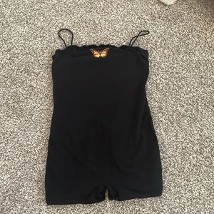 cute y2k black jumpsuit.    (if your interested my # is 3605654402)